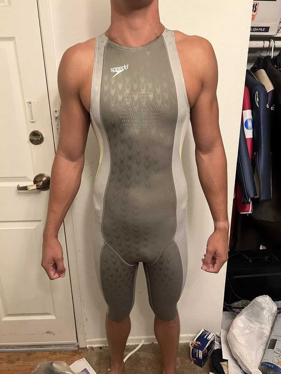 Speedo full Body Suit Fastskin Speedsuit Kneeskin racing Olympic Skinsuit  Mens