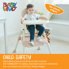 Cuscino Per Seggiolone Antilop - Imbottito, Lavabile E Pieghevole, Colore Blu - Foto 2