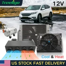 12V Underdash Air Conditioner Universal Electric AC Unit Heat&Cool For Truck Car