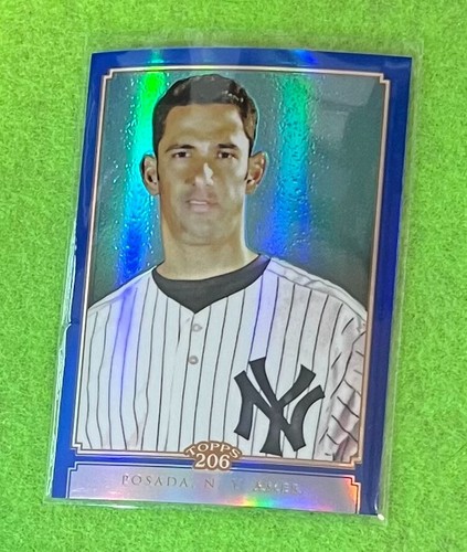 Jorge Posada 2010 Topps 206 TC15 Blue Refractor 146/199