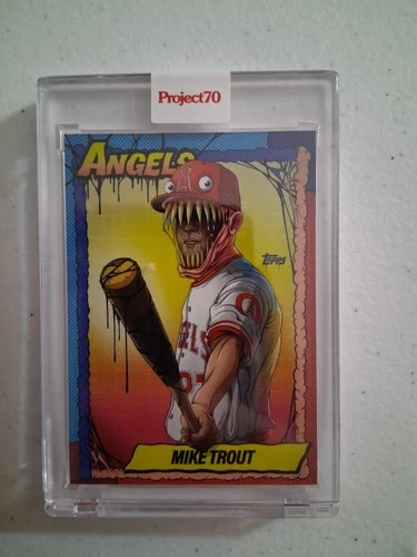 MIKE TROUT 2021 Topps Project 70 #79 By Alex Pardee 1990 Style Card