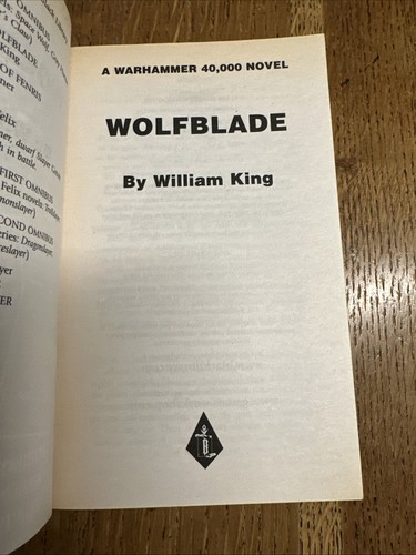 Wolfblade by William King - Space Wolf 2003 UK Black Library PB - Warhammer 40K - Picture 7 of 8