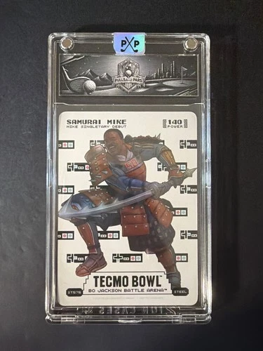 Samurai Mike Tecmo Bowl Bo Jackson Battle Arena Sore Thumb 140 Steel ST576 Foil