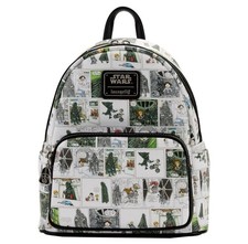 Disney Star Wars Darth Vader Comic Strip Loungefly Mini Backpack NWT
