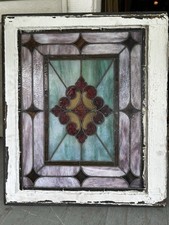 1900-1940 Antique Stained Glass Window Hanging for sale | eBay