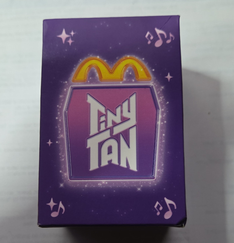 McDonald's TinyTAN Inspired by BTS Happy Meal Figure Toy Purple Box (2023)