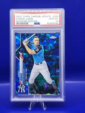 💎 2020 Topps Chrome Update Aaron Judge Sapphire Edition PSA 10 GEM MT 💎
