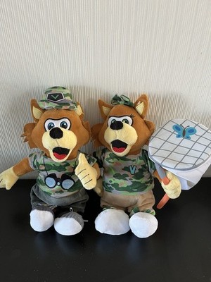 Discovery Vinnie der Fuchs und Veilchen der Fuchs Plüschbündel grüne Freizeitmaskottchen