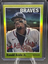 Topps 2024 Archives Ronald Acuña Jr. Atlanta Braves Gold Foil Parallel #116
