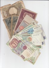 Italy  1918- 1990 Lot 30  x  1 Lira - 10 000 Lira  Circulated notes Pre Euro