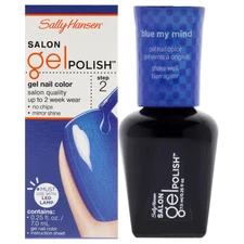 Salon Pro Gel Nail Polish Lacquer, Blue My Mind, 0.24 Fl. Oz.