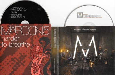 2 x MAROON5 - maroon 5 - harder to breathe PROMO + makes me wonder PROMO - CD s