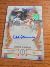 EDDIE MURRAY Short Print Autograph 2026 Topps Tribute TA-EM ORANGE SP AUTO 10/25