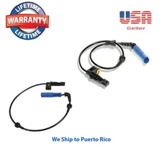 2 PCS NEW ABS Wheel Speed Sensor Front Left Right for BMW E46 Z4 323i 318i