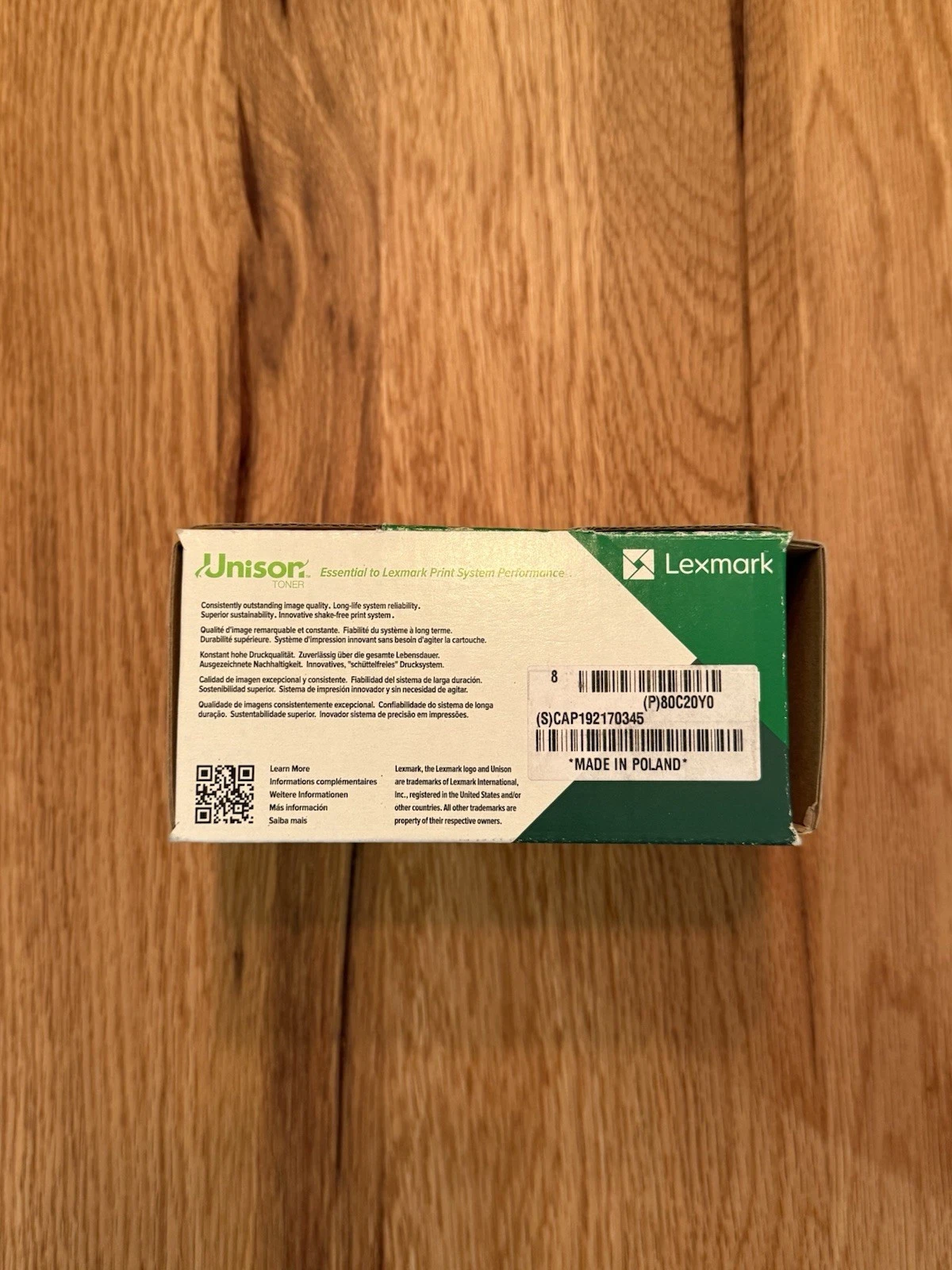 Genuine Lexmark 80C20Y0 Yellow Toner Cartridge CX310 CX410 CX510 - New 4