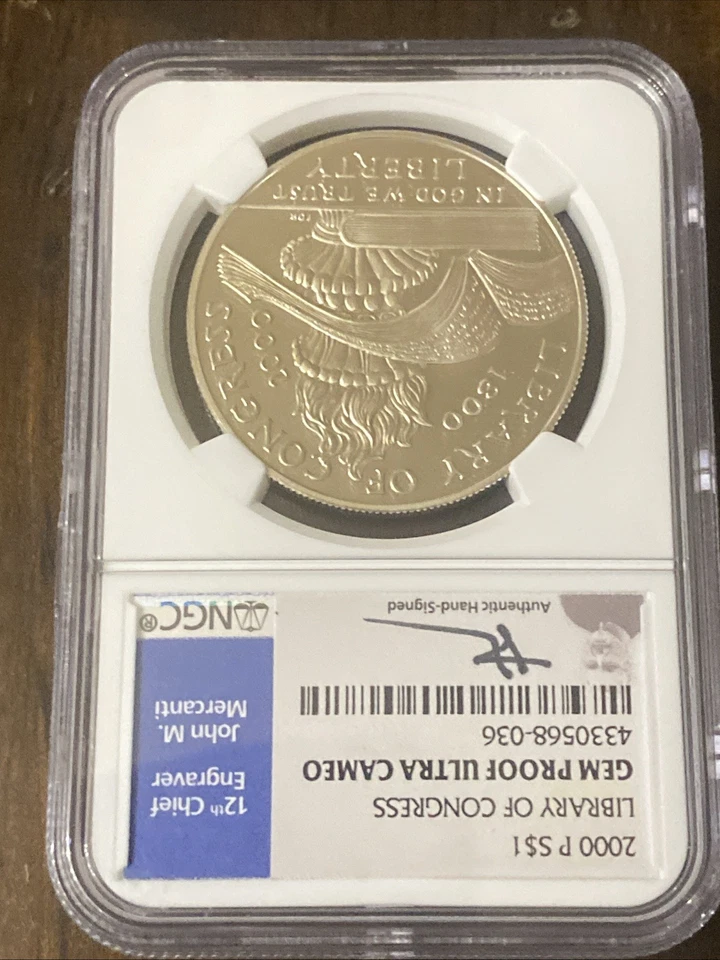 2000 P Library Of Congress Gem Proof Ultra Cameo - Image 3 of 4