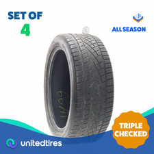 Set Of 4 Used 25545zr20 Continental Extremecontact Dws06 Plus 105y - 5.5-732