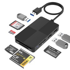 8 in 1 Memory Stick Pro Duo Card Reader USB C USB 3.0 Multi Adapter