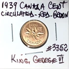 1939 Canada Small Cent — photo from another recent sale