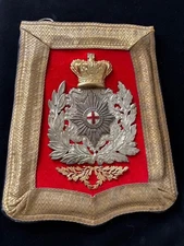 Theater Made Double sided front flap of sabretache made w/ genuine antique parts