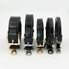 Black Patent Leather Shoulder Bag Strap Adjustable Handbag Crossbody Replacement