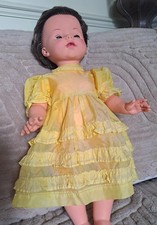 UNIQUE made from WW2 Parachute Material Hand Made Doll's Dress 1940