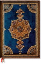 Safavid Indigo (Safavid Binding Art) Grande 12-month Dayplanner 2024