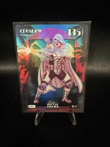 2026 Bo Jackson Battle Arena Dumper Crosbow Miami Ice Foil Rare Sydney Crosby