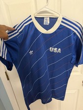 1980 - 1984 U.S. USA USMNT soccer Football Jersey Medium Blue