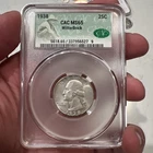 1938 25c Washington Quarter -MS 65 CAC