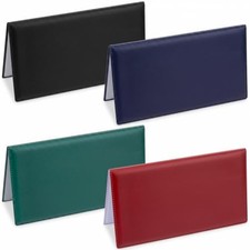 4 Pcs Checkbook Covers Top Tear Check Register Classic Color