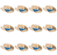 12 Pc Rainbow Cowboy Hats Colorful Western Party Costume Hats