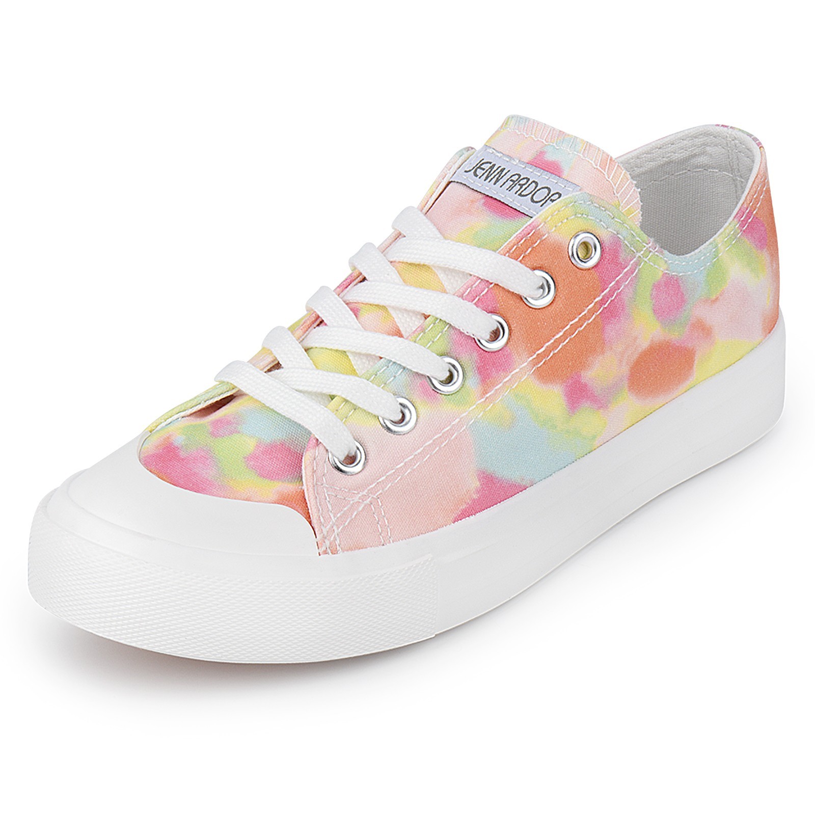 Women's Classic Canvas Sneakers Low Top Lace-up Flat Sports Shoes