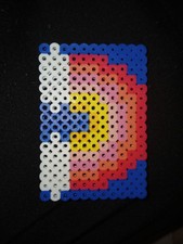 Perler Bead Pink Rainbow