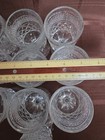 Set of 10 Vintage Anchor Hocking Wexford Diamond Cut Glass Wine Glass 5.5 Inch — photo 5