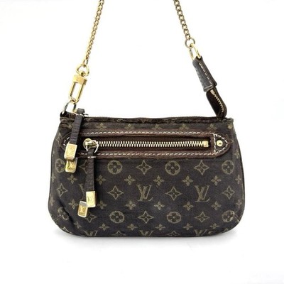 Louis Vuitton M95668 Mini Pochette Accessoires Monogram Mini Lin Japan Vintage