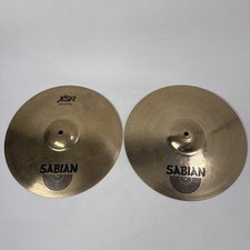 Sabian XSR 14" Hi-Hats Pair B20 Bronze Cymbals No Cracks/Keyholing READ