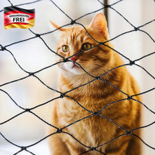 Katzennetz Balkon Fensterschutz Drahtverstärkt wetterfest 6x3m