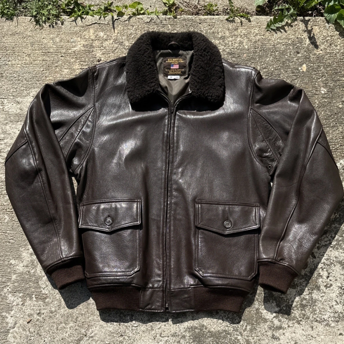 本革90s vintage leather jacket g1 a2 ma1 A-2 vs G-1 Bomber Jacket: What's the Difference?