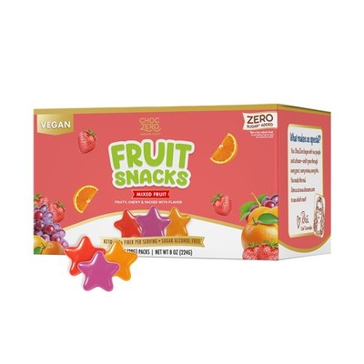 ChocZero Fruit Snacks   No Added Sugar, Keto Friendly, 8 Ounce (Pack of 1)