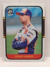 2020 Donruss #69 Denny Hamlin Optic Holo Racing Retro 1987 Card NASCAR 