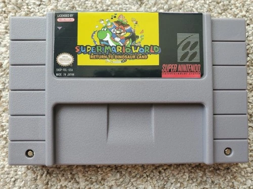 Super Mario World: Return to Dinosaur Land Super Nintendo SNES Video Game