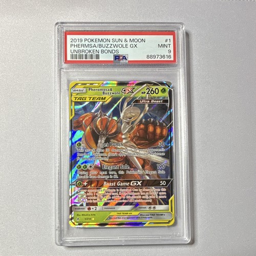 Pheromosa & Buzzwole-GX graded PSA 9 for sale on eBay