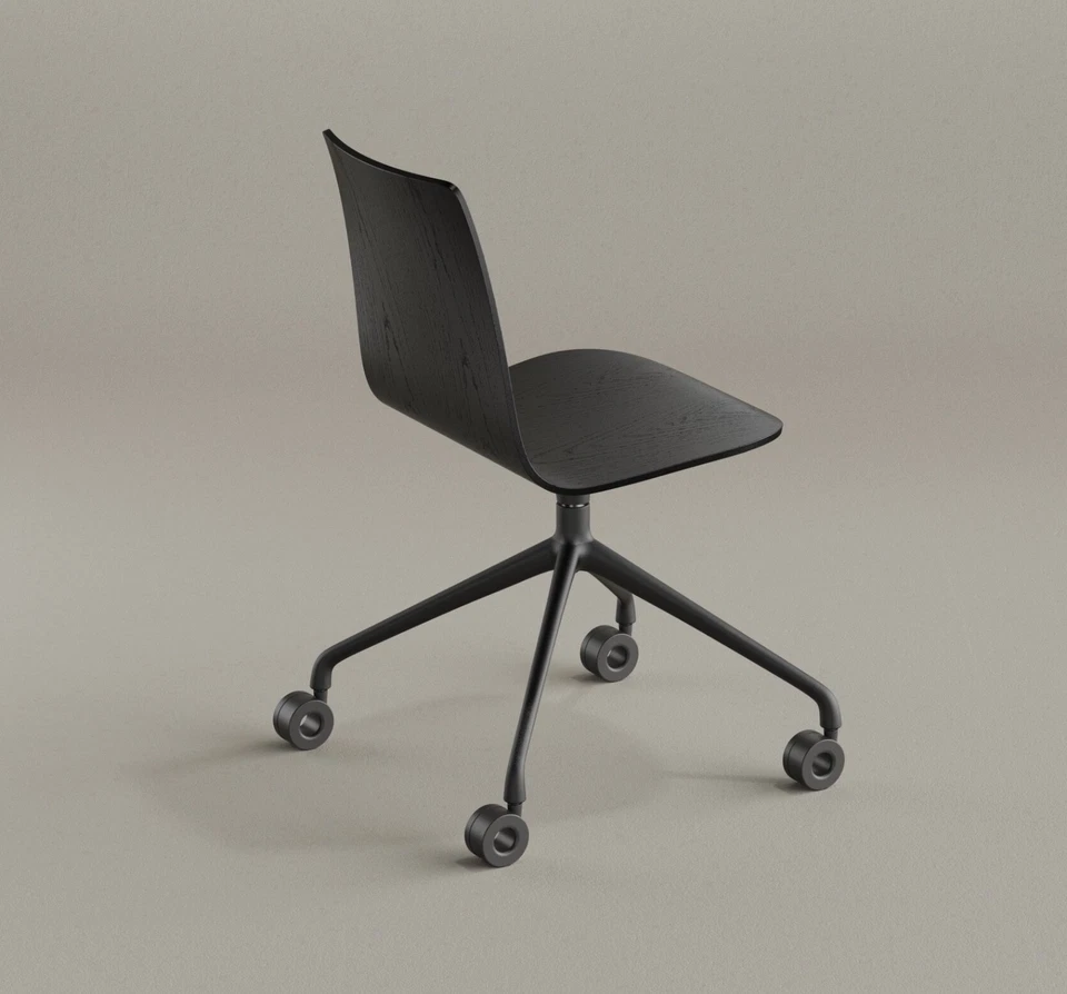 Black Office Chair - Designed by Daisuke Kitagawa (Lightly Used) - Image 3 of 4