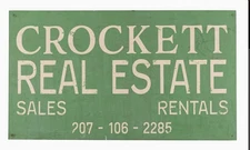 Salem's Lot, Screen used Crocket Real Estate sign, HBO Max 2024, Stephen King