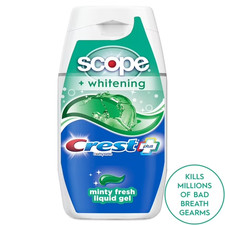 Crest Complete Plus Scope Liquid Gel Toothpaste, Minty Fresh, 4.6 oz