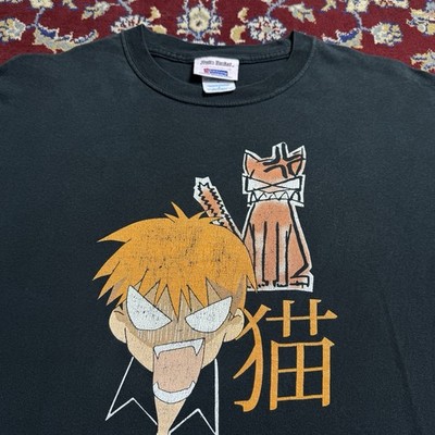 Vintage 2000s Fruits Basket Kyo Shoma Cat Cartoon Anime Promo Series Movie Tee