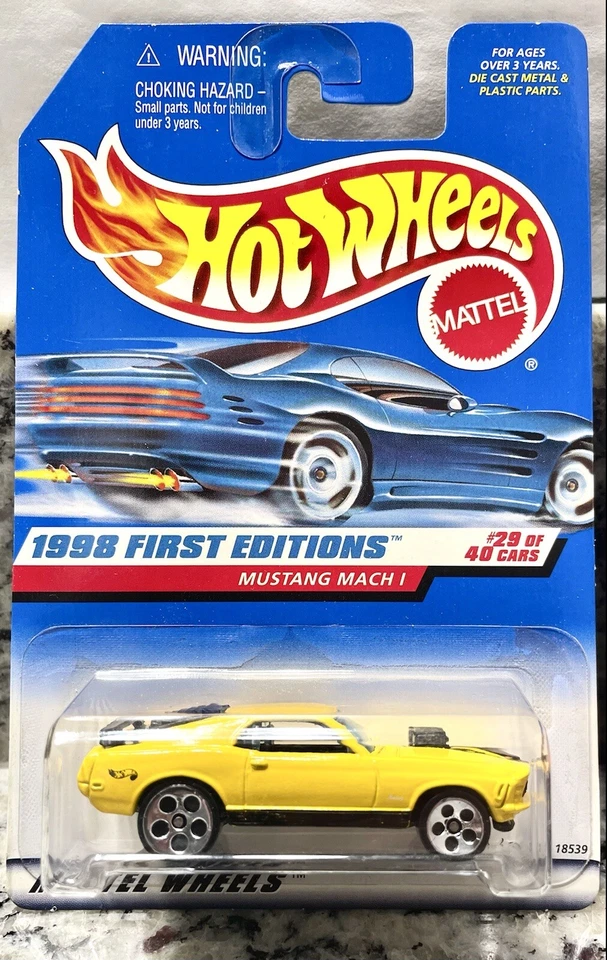 1998 Hot Wheels “Variation” First Editions Mustang Mach 1 - 5 Hole Wheels Lot - Image 3 of 4