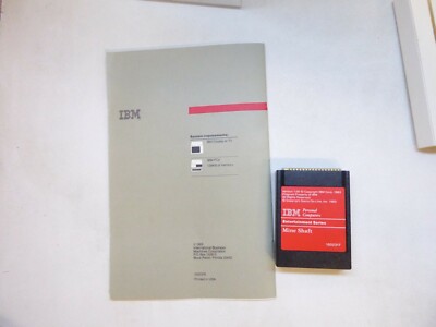 IBM - RARE +++ RETROGAMING - JEU VIDEO GAME - IBM - 1983 - MINE SHAFT - COMPUTER