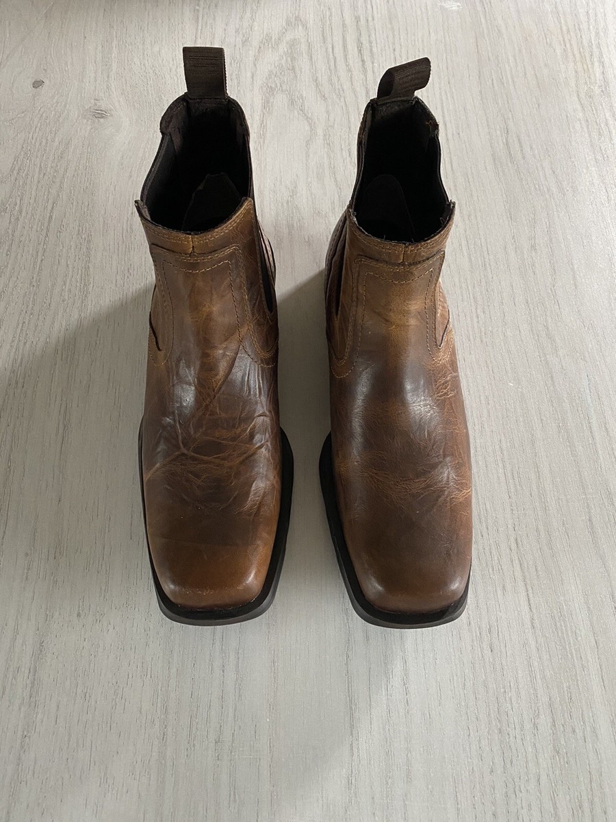 Ariat Midtown Rambler 10019868 Brown Square Toe Western Boot  display picture 2